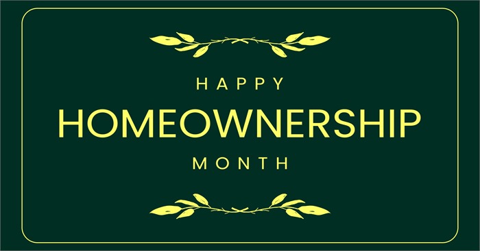 June is National Homeownership Month